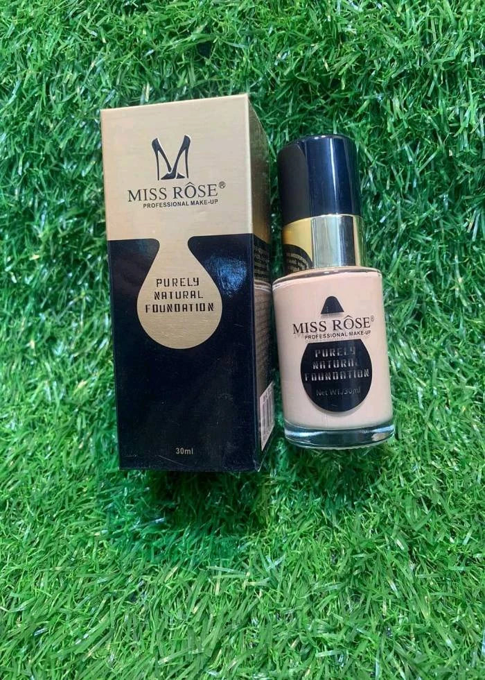 Miss Rose Purely Natural Liquid Foundation – 30ml