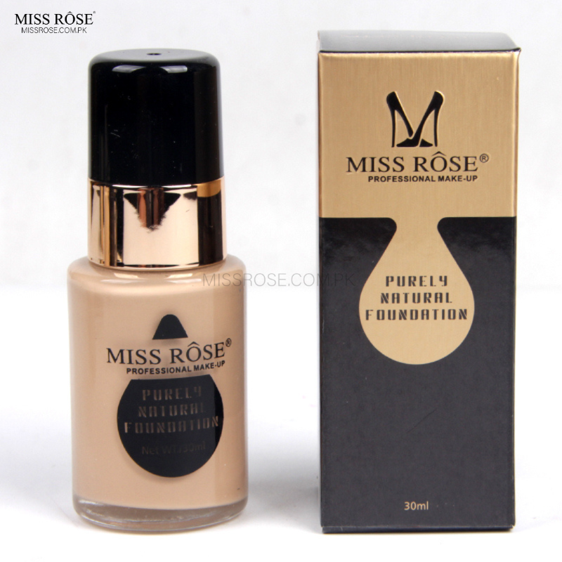 Miss Rose Purely Natural Liquid Foundation – 30ml